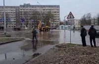 Патоп на вуліцы Крапоткіна
