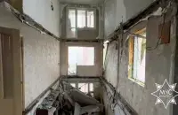 Выбух у гомельскім шматпавярховіку
