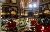 Набажэнства ў адным з расійскіх храмаў
