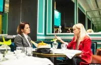 Святлана Ціханоўская і Кацярына Шульга
