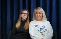 Алеся Буневіч і Ганна Федаронак
