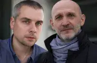 Былыя кіраўнікі баранавіцкага партала BAR24 Андрэй Пакаленка і Уладзімір Янукевіч
