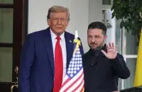 Дональд Трамп и Владимир Зеленский

