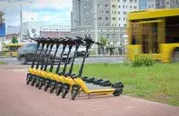 Шэрынгавыя самакаты ў Мінску
