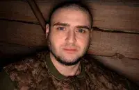 Аляксандр Катовіч падчас вайсковага навучання
