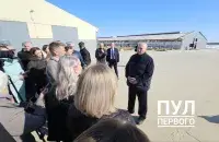 Лукашэнка падчас паездкі на Магілёўшчыну
