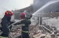 Ратавальнікі на месцы здарэння
