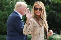 Першая ледзі ЗША Меланія Трамп
&nbsp;
