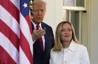 Дональд Трамп і Джорджа Мелоні
