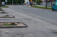 Вуліца Чырвоная засталася без каштанаў

