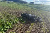 Аварыя з удзелам матацыкла пад Гроднам
