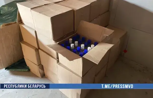 Склад с алкоголем в Мозыре / t.me/pressmvd
