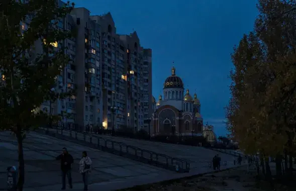 Кіеў ужо сутыкаецца з частковым адключэннем электраэнергіі / The New York Times
