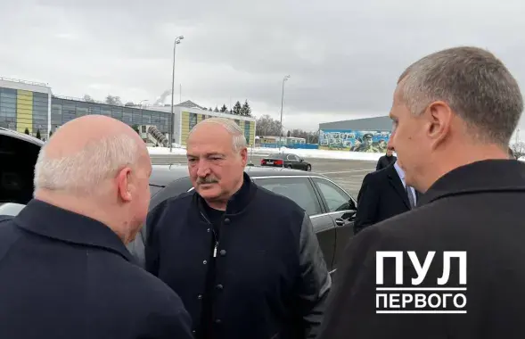 Лукашэнка і пасол Беларусі ў РФ Дзмітрый Круты / t.me/pul_1
