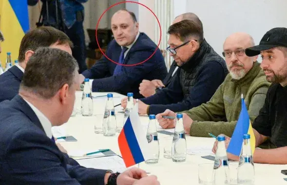 Дзяніс Кірэеў на ўкраінска-расійскіх перамовах у Беларусі ў пачатку вайны / ТАСС
