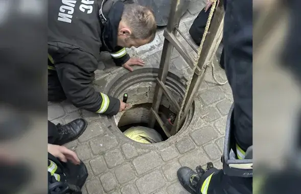 Ратавальнікі на месцы здарэння&nbsp;/ mchs.gov.by
