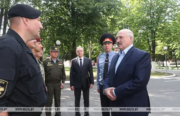 Балаба и Лукашенко / БЕЛТА