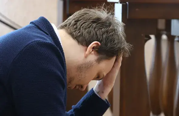 Раман Пратасевіч у судзе / БЕЛТА
