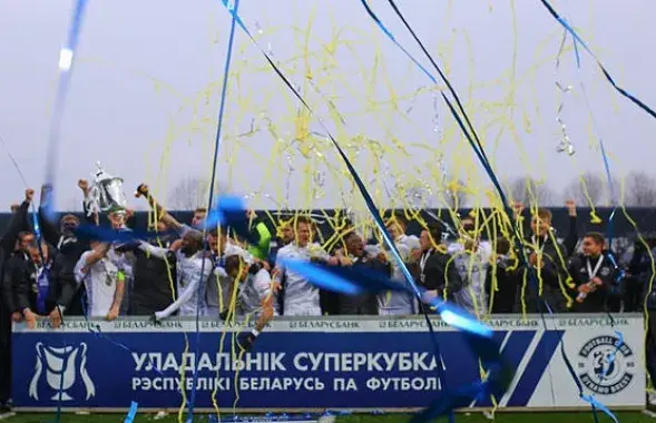 В 2018-м брестские "динамовцы" праздновали победу / ФК "Динамо-Брест"