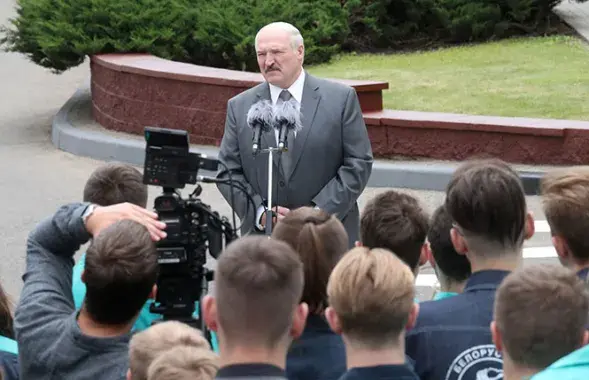 Александр Лукашенко на "Атланте" / president.gov.by