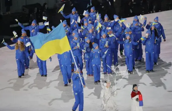 Украинские спортсмены / Reuters
