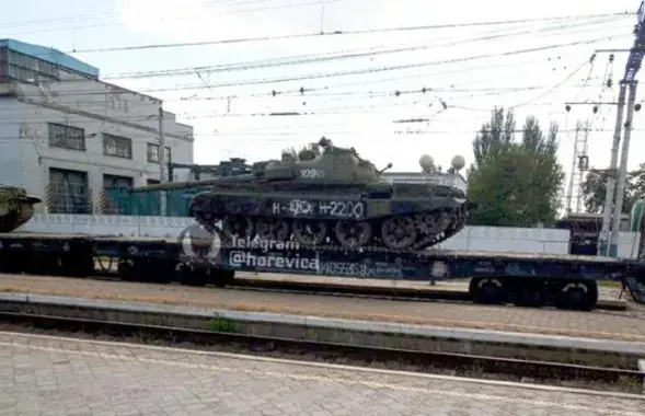 Т-62 уже привезли в Мелитополь​ / Telegram