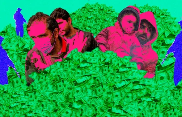 "Шкада немцаў, вядома. Сам я тут дзеля грошай. Але не працаваў бы я — працаваў бы нехта іншы. Святое месца пустым не бывае" / калаж Улада Рубанава, Еўрарадыё
