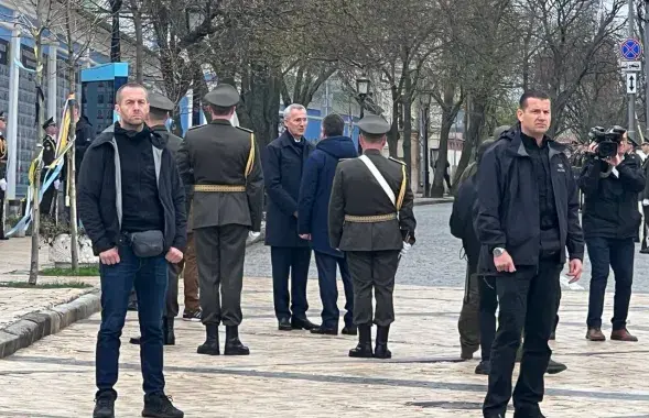 Енс Столтэнберг у Кіеве / https://twitter.com/KyivIndependent/
