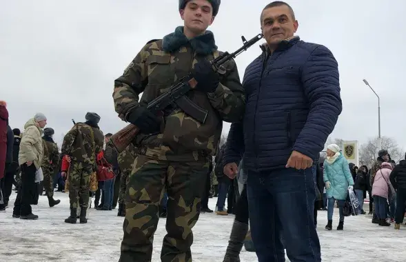 Андрэй Макаед у дзень прыняцця&nbsp;прысягі&nbsp;/ фота&nbsp;з архіва сям'і