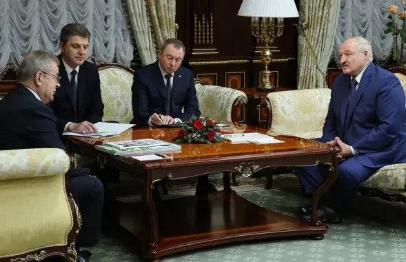 Dragomir Karic at a meeting with Lukashenka / president.gov.by
