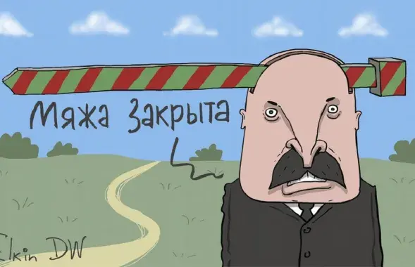 "Далей будзе горш" / Карыкатура dw.com
