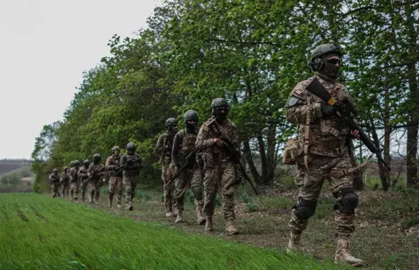 Бойцы полка Калиновского, иллюстративное фото
