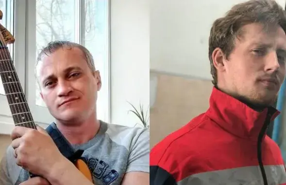 "Помилованные" политзаключённые Александр Бобров и Алексей Коршун.