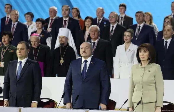 "Гаворка ідзе пра спробу замяніць выбаршчыкаў — грамадзян краіны — на вось гэты УНС" / БЕЛТА

