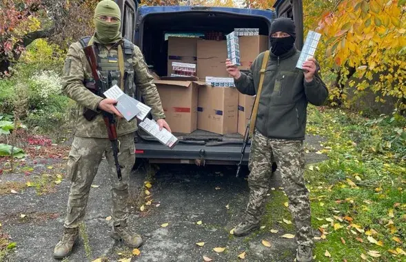 Сигареты из Беларуси для украинских военных / esbu.gov.ua
