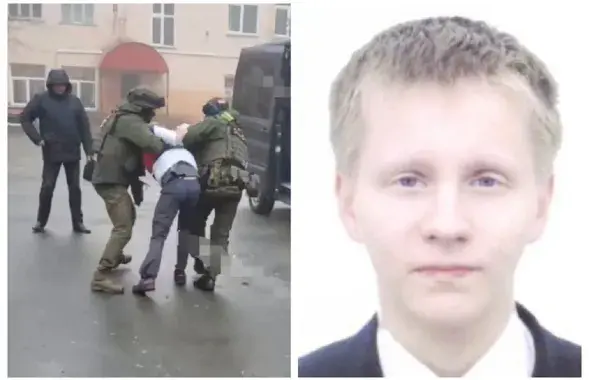 Задержание Алексея Малаховского / t.me/viasna96/
