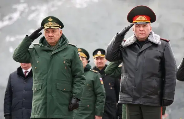 Сергей Шойгу и Виктор Хренин в Бресте, 3 февраля 2022-го / Ваяр​