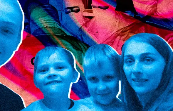 Как проходят обыски и задержания в маленьком райцентре, где “все друг друга знают” / коллаж Влада Рубанова, Еврорадио
&nbsp;
