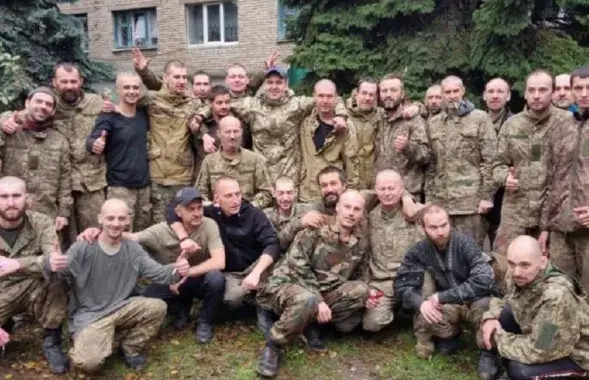 Украинские бойцы вернулись на родину / t.me/ermaka2022
