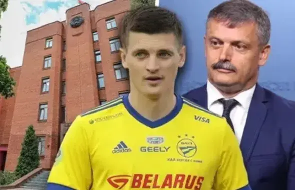 Генпрокуратура РБ, футболист Станислав Драгун и министр Сергей Ковальчук / @ tribuna_by
