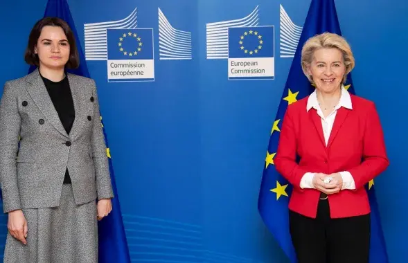 Светлана Тихановская и Урсула фон дер Ляйен / https://twitter.com/vonderleyen/
