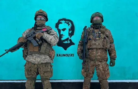 Каліноўцы ў Бахмуце / t.me/belwarriors/
