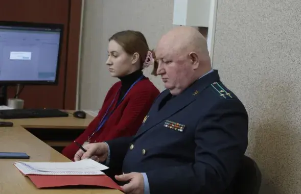Пракурор Міхаіл Кавалёў у Мінскім гарадскім судзе 6 сакавіка 2023 года / sb.by
