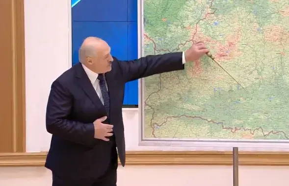 Александр Лукашенко: откуда готовилось нападение... / Скриншот из видео ОНТ
