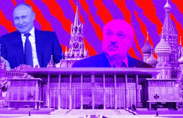 Путин планирует подчинить себе всю Беларусь / коллаж Влада Рубанова, Еврорадио
