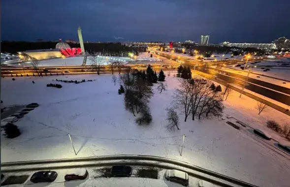 Заснеженный Минск
