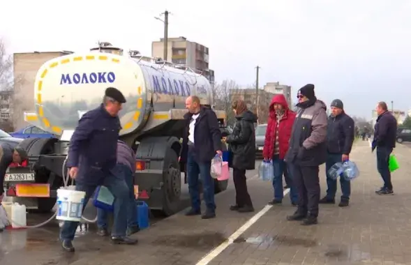 Недавно несколько дней без воды были жители Пружан / ctv.by

