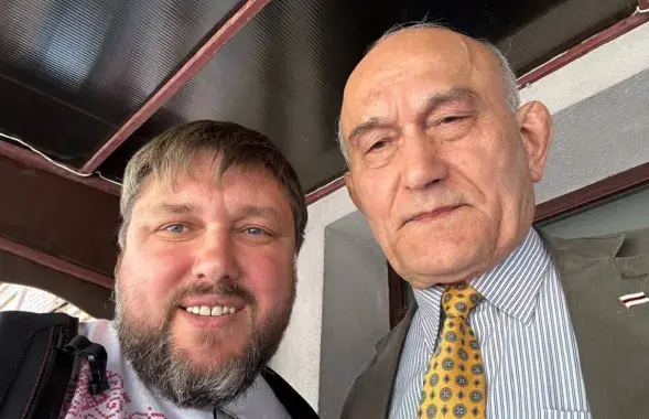 Александр Рыков и Зенон Позняк / t.me/balaganoffnews/
