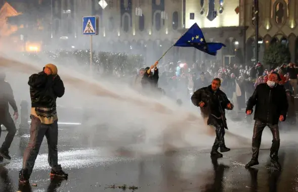 Пратэсты ў Тбілісі / Irakli Gedenidze / Reuters / Scanpix / LETA
