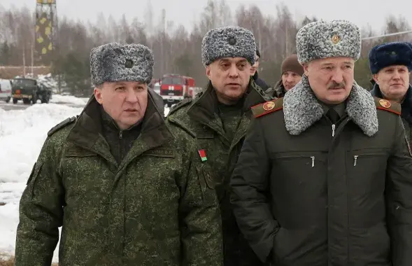 Аляксандр Лукашэнка і яго сілавікі / БЕЛТА
